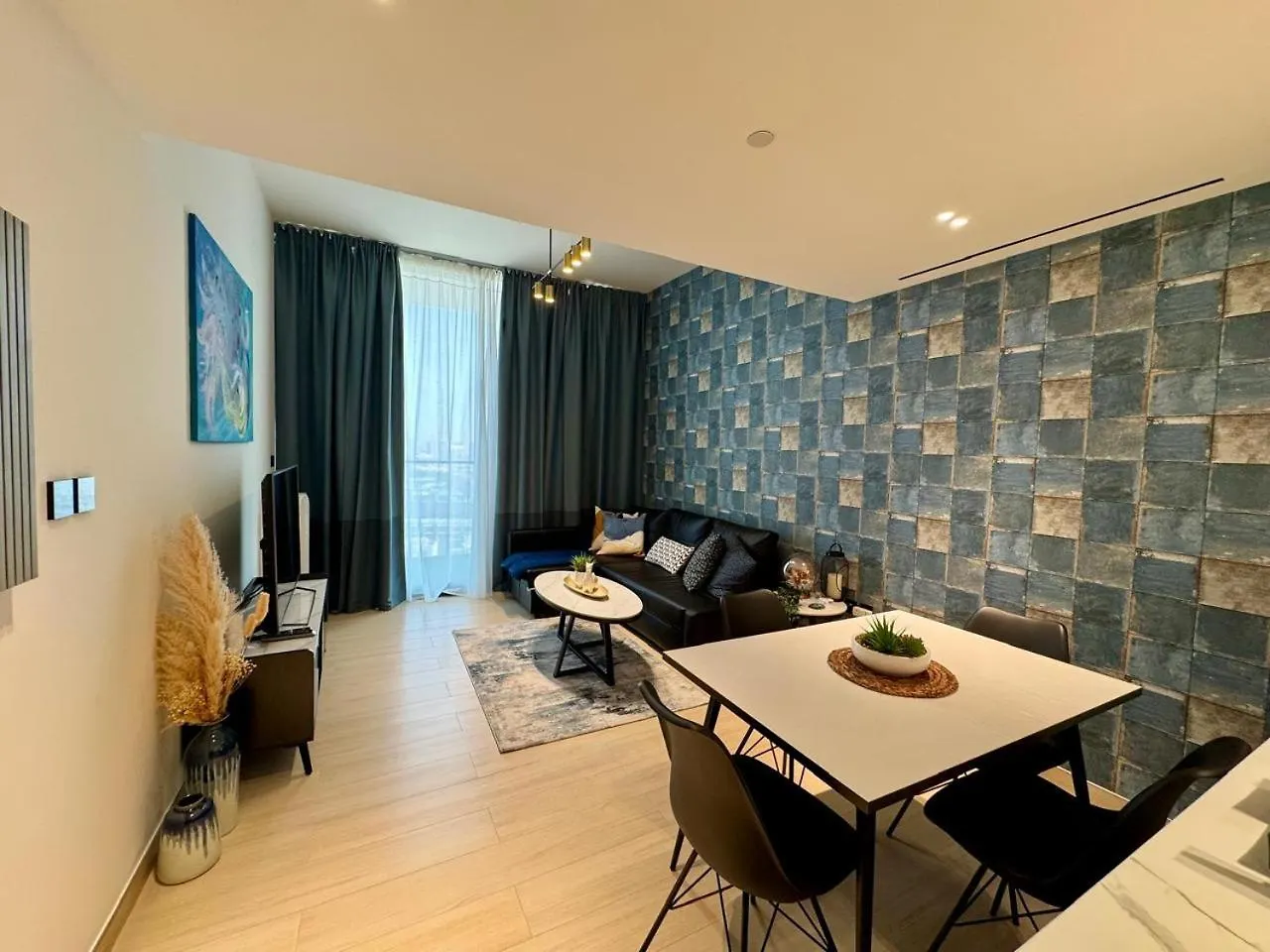 Serene 1-Bedroom Apartment With Pool View In Jvc Dubaj 0*,  Egyesült Arab Emírségek